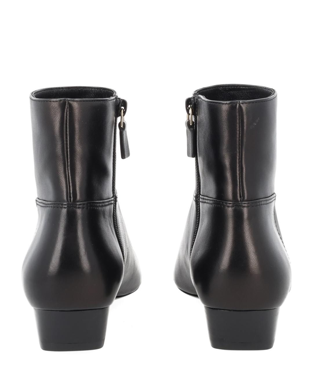 STUART WEITZMAN Черные кожаные ботинки, фото 4