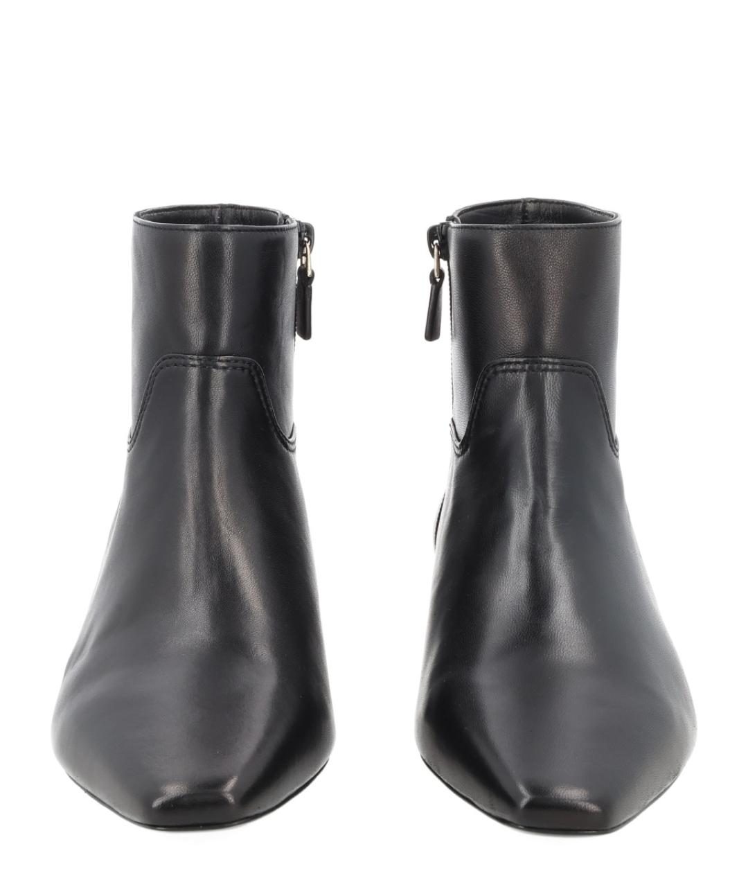 STUART WEITZMAN Черные кожаные ботинки, фото 3