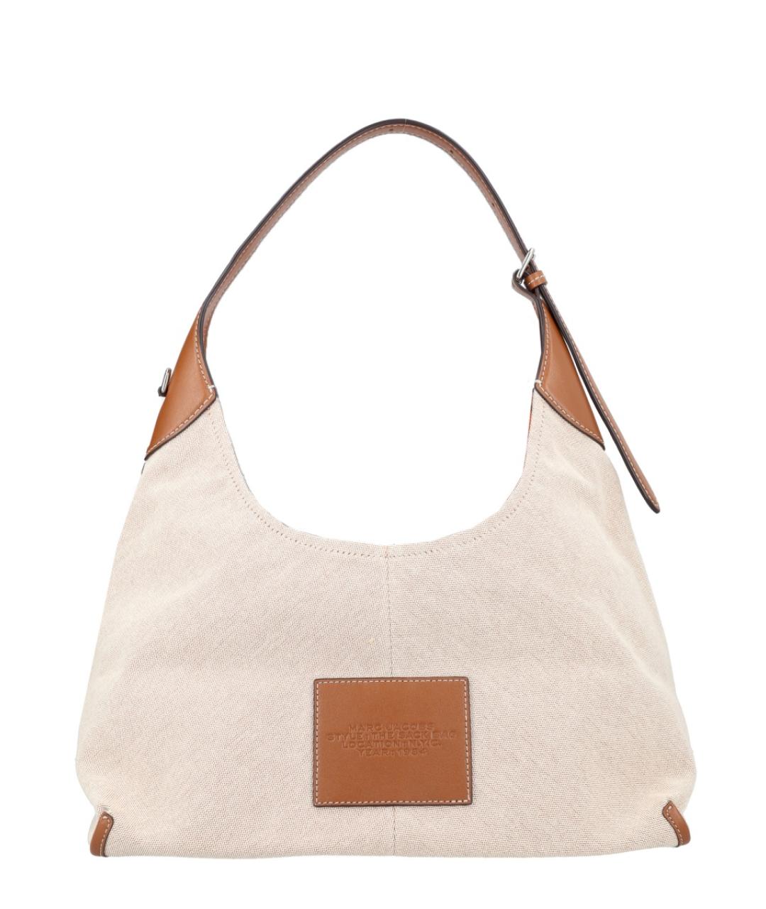 MARC JACOBS Бежевая хлопковая сумка тоут, фото 2