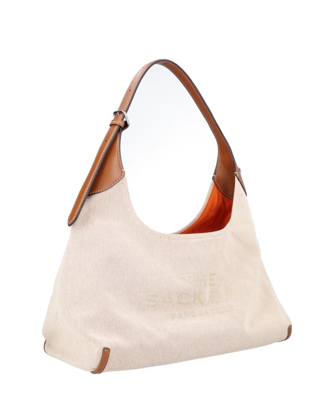 MARC JACOBS Бежевая хлопковая сумка тоут, фото 3