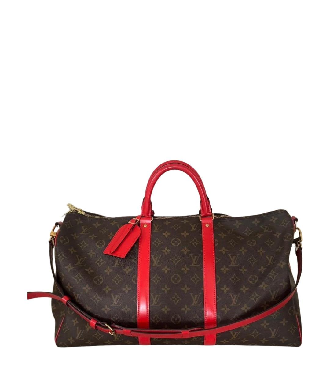 LOUIS VUITTON Коричневая дорожная/спортивная сумка, фото 1