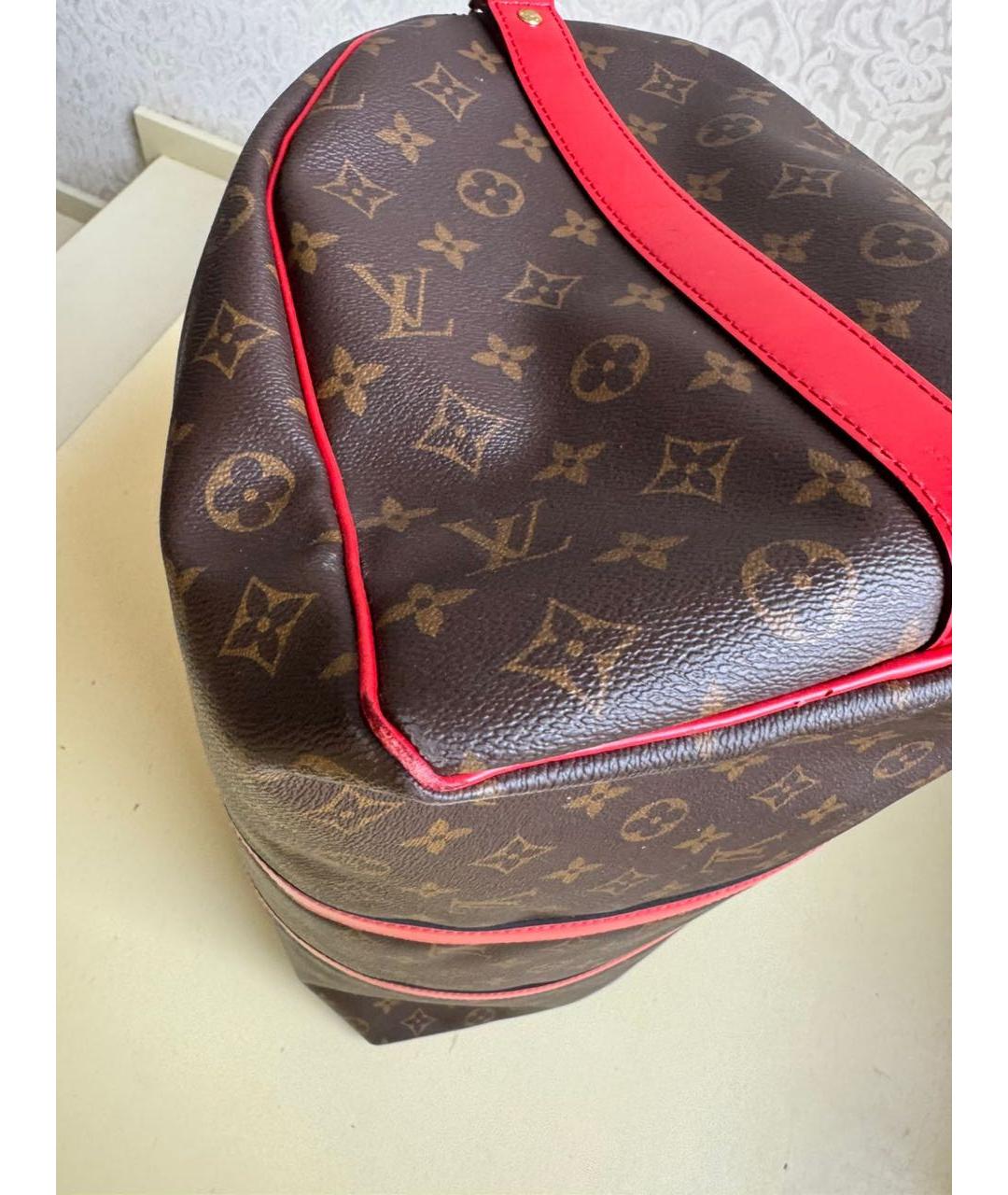 LOUIS VUITTON Коричневая дорожная/спортивная сумка, фото 4