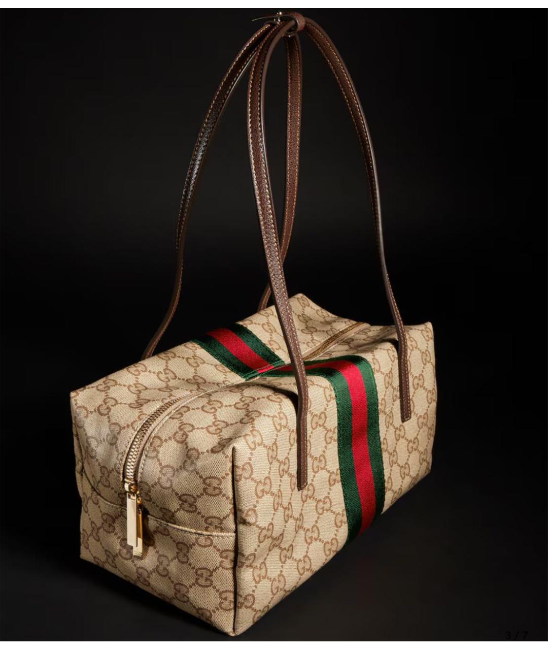 GUCCI Бежевая сумка тоут, фото 2