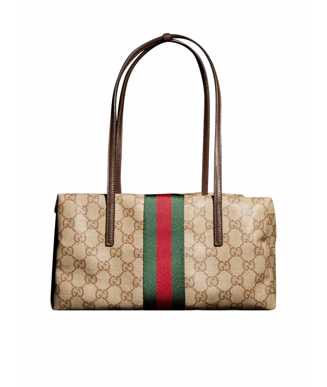 GUCCI Бежевая сумка тоут, фото 1
