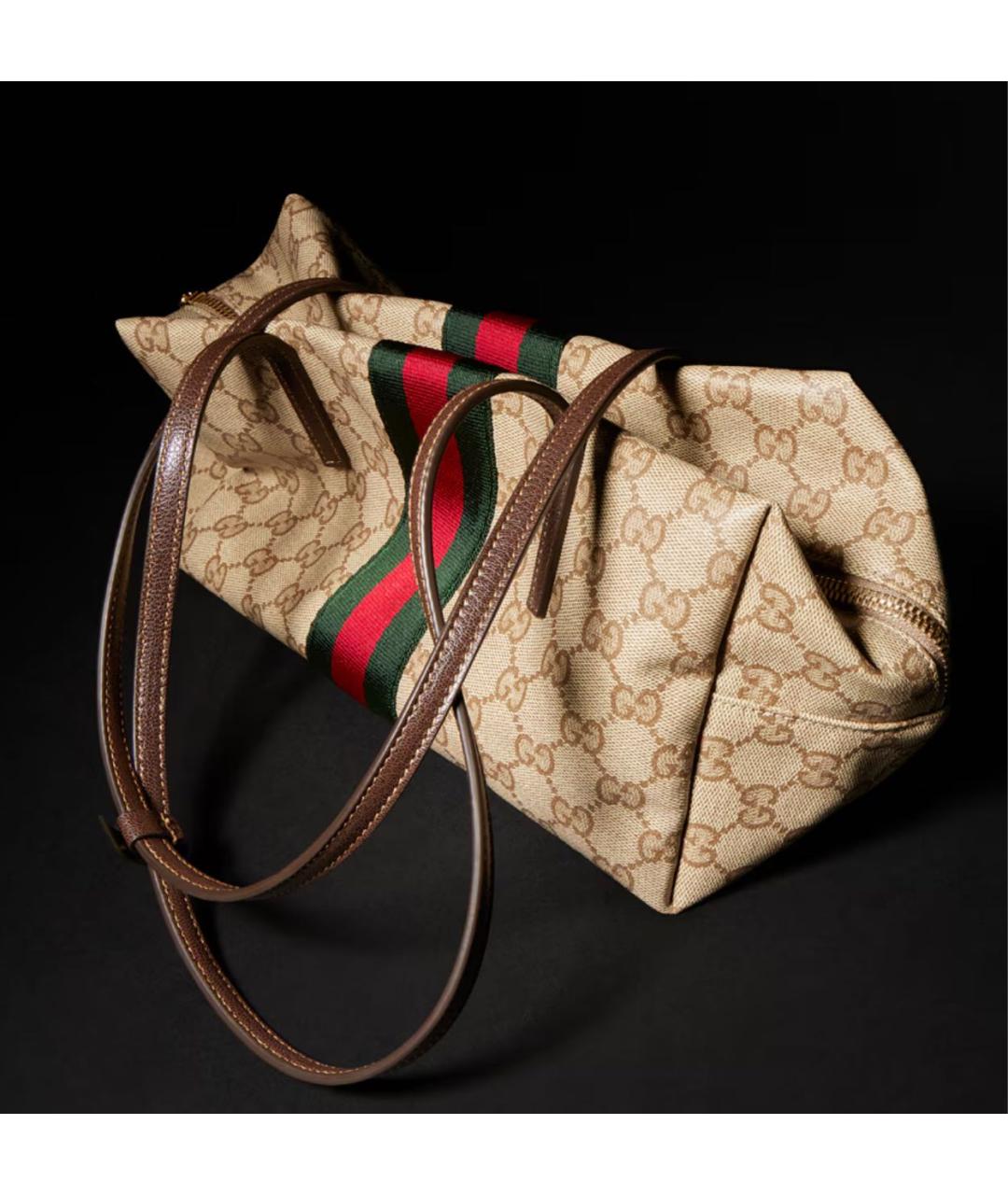 GUCCI Бежевая сумка тоут, фото 3