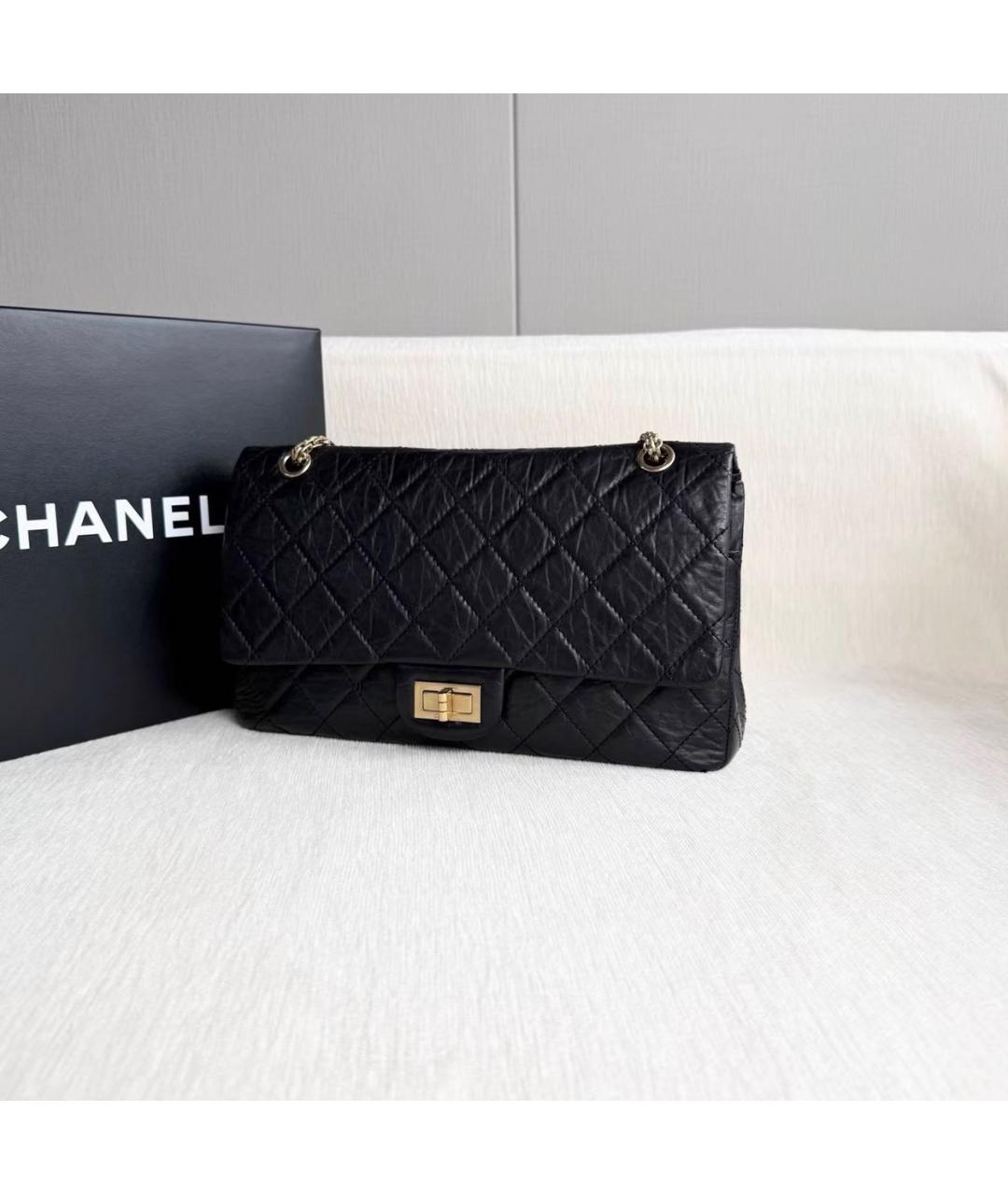 CHANEL Черная кожаная сумка через плечо, фото 5