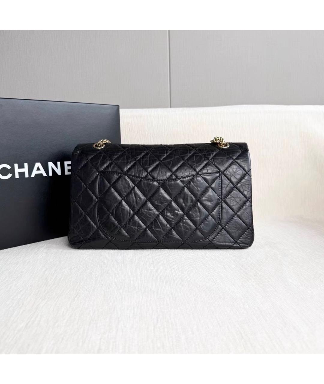 CHANEL Черная кожаная сумка через плечо, фото 2