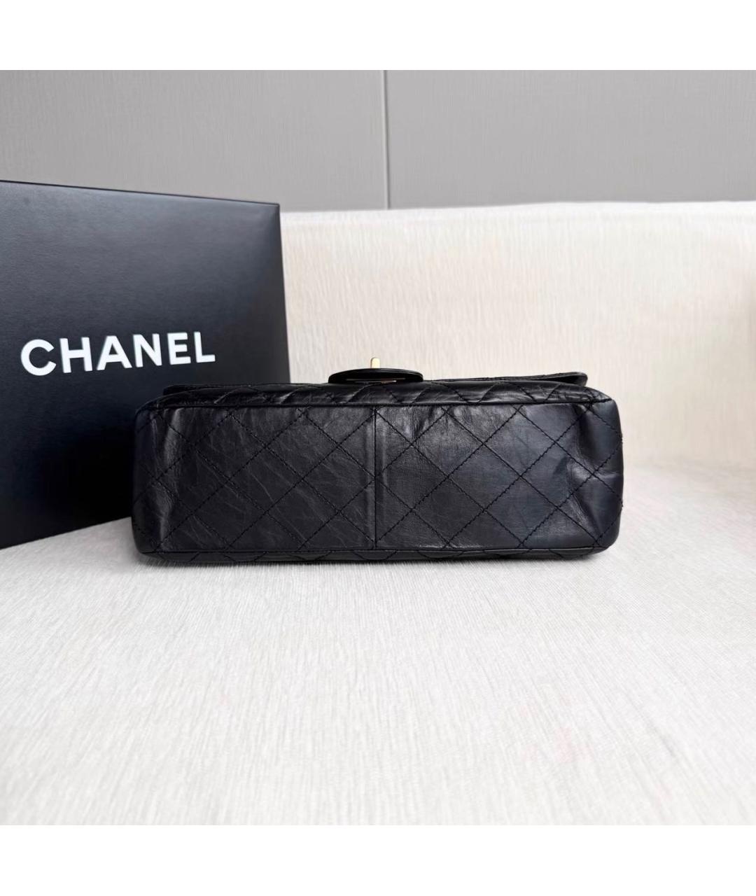 CHANEL Черная кожаная сумка через плечо, фото 4