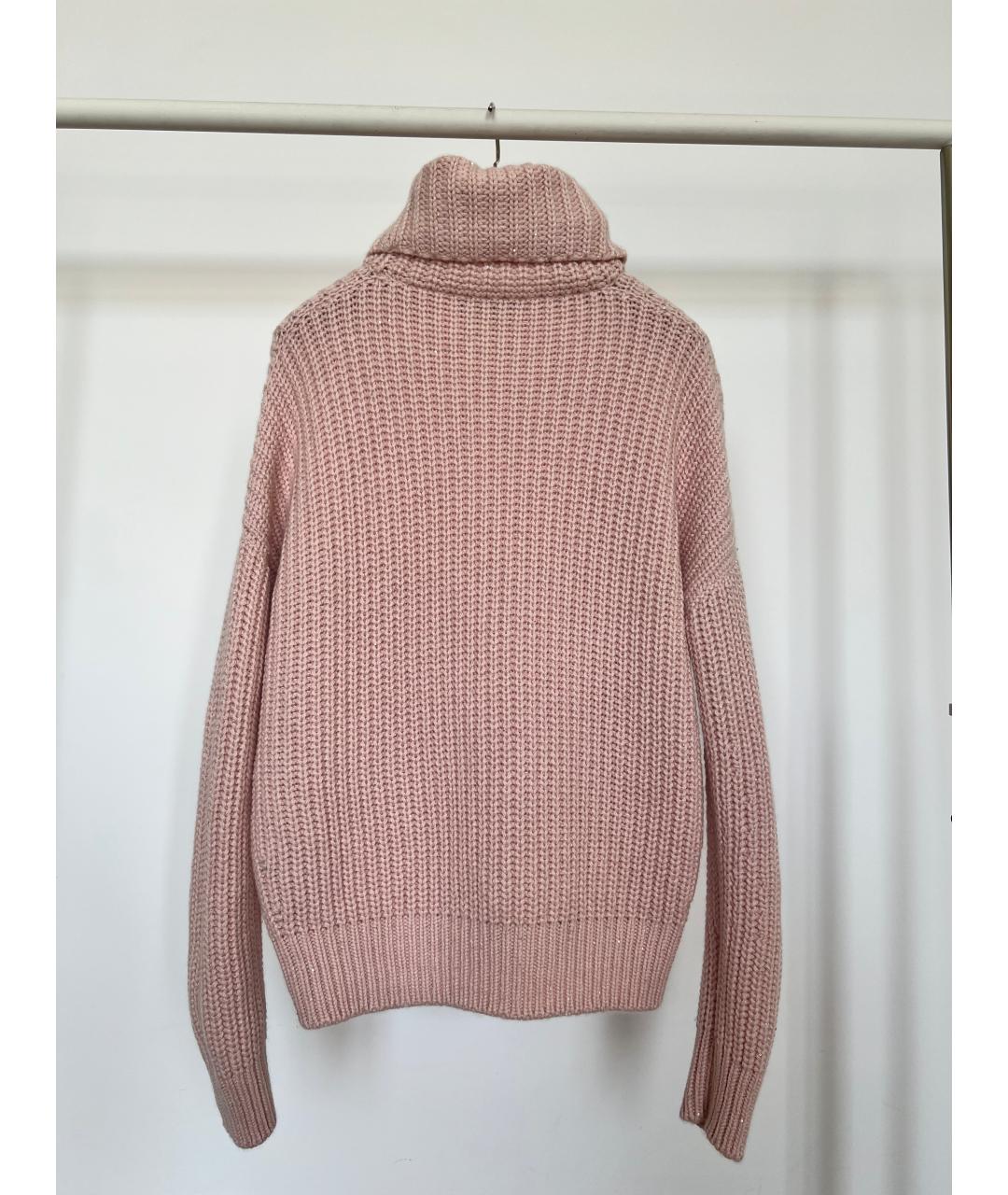 LORO PIANA Розовый кашемировый джемпер / свитер, фото 2