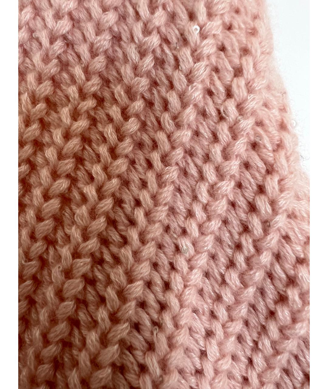 LORO PIANA Розовый кашемировый джемпер / свитер, фото 5
