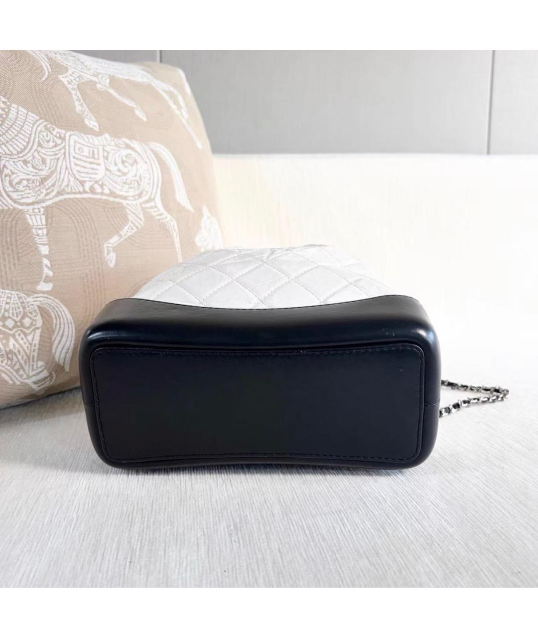 CHANEL Белый кожаный рюкзак, фото 5