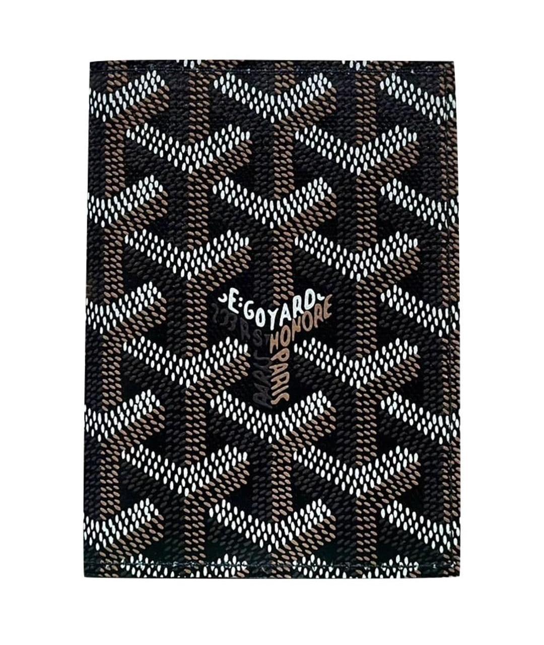 GOYARD Черный кардхолдер из лакированной кожи, фото 1