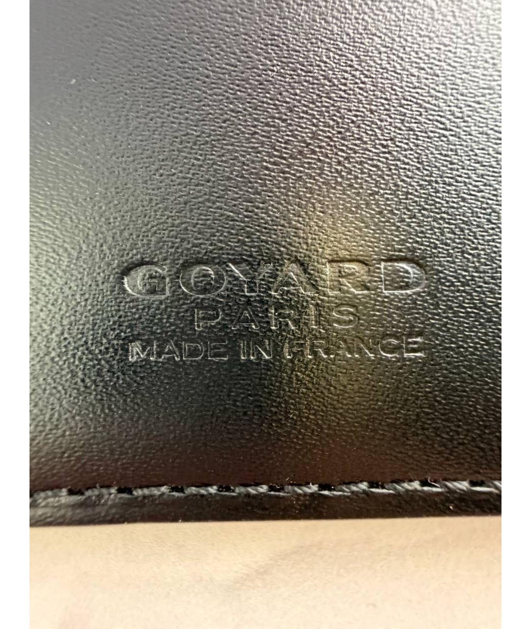 GOYARD Черный кардхолдер из лакированной кожи, фото 7