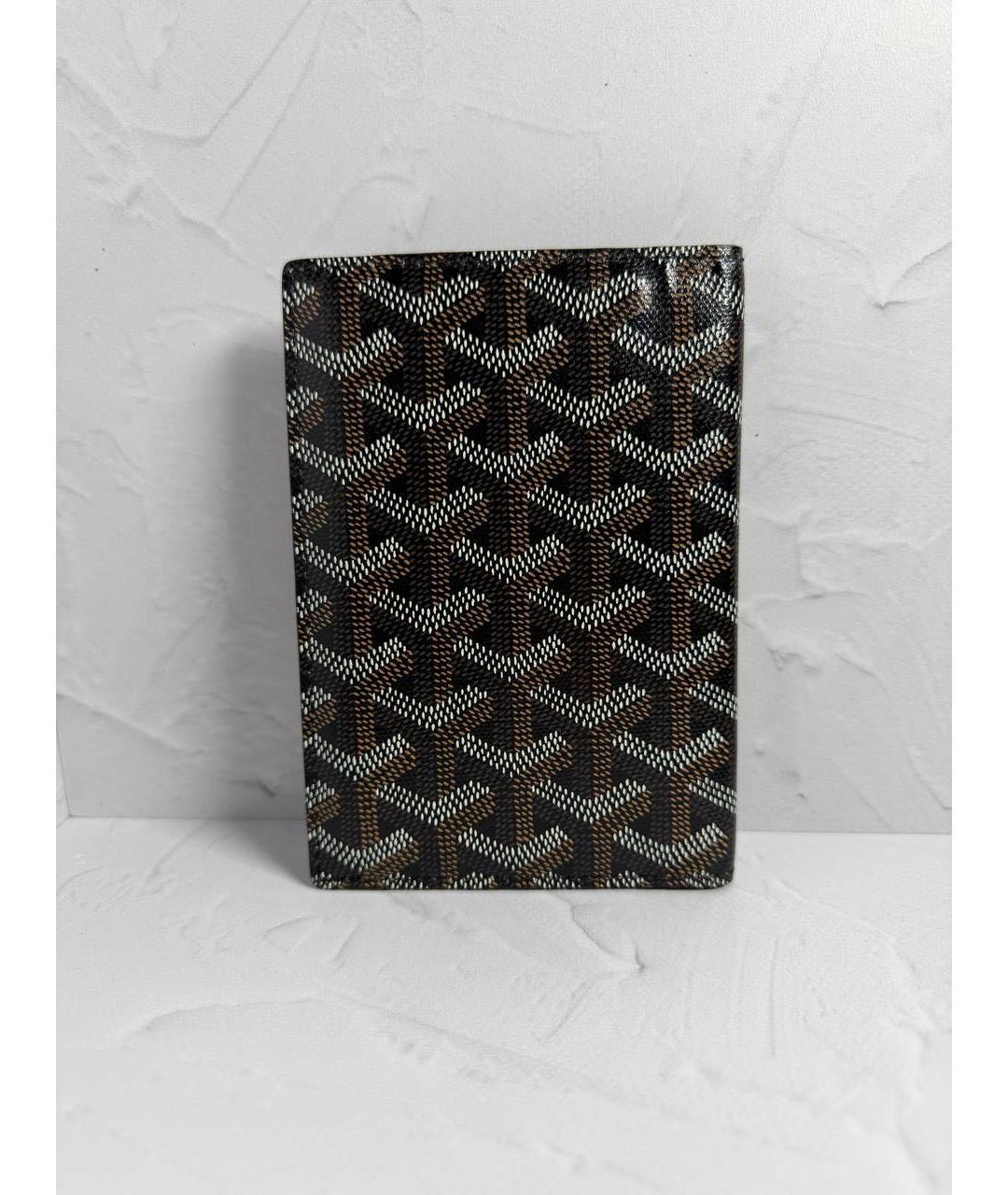 GOYARD Черный кардхолдер из лакированной кожи, фото 3