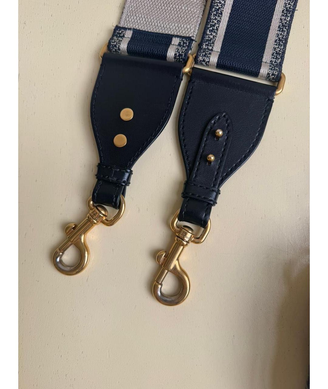 CHRISTIAN DIOR Темно-синяя сумка через плечо, фото 4