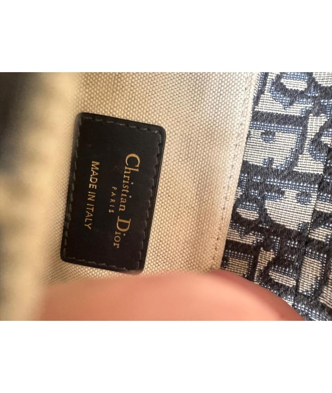 CHRISTIAN DIOR Темно-синяя сумка через плечо, фото 6