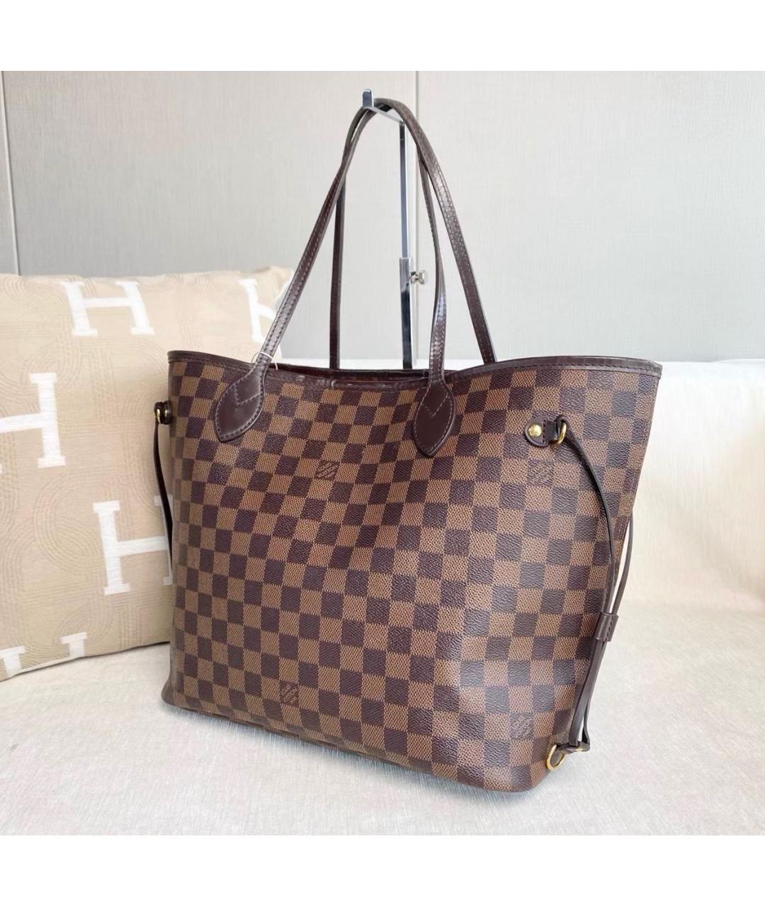 LOUIS VUITTON Коричневая сумка тоут, фото 3