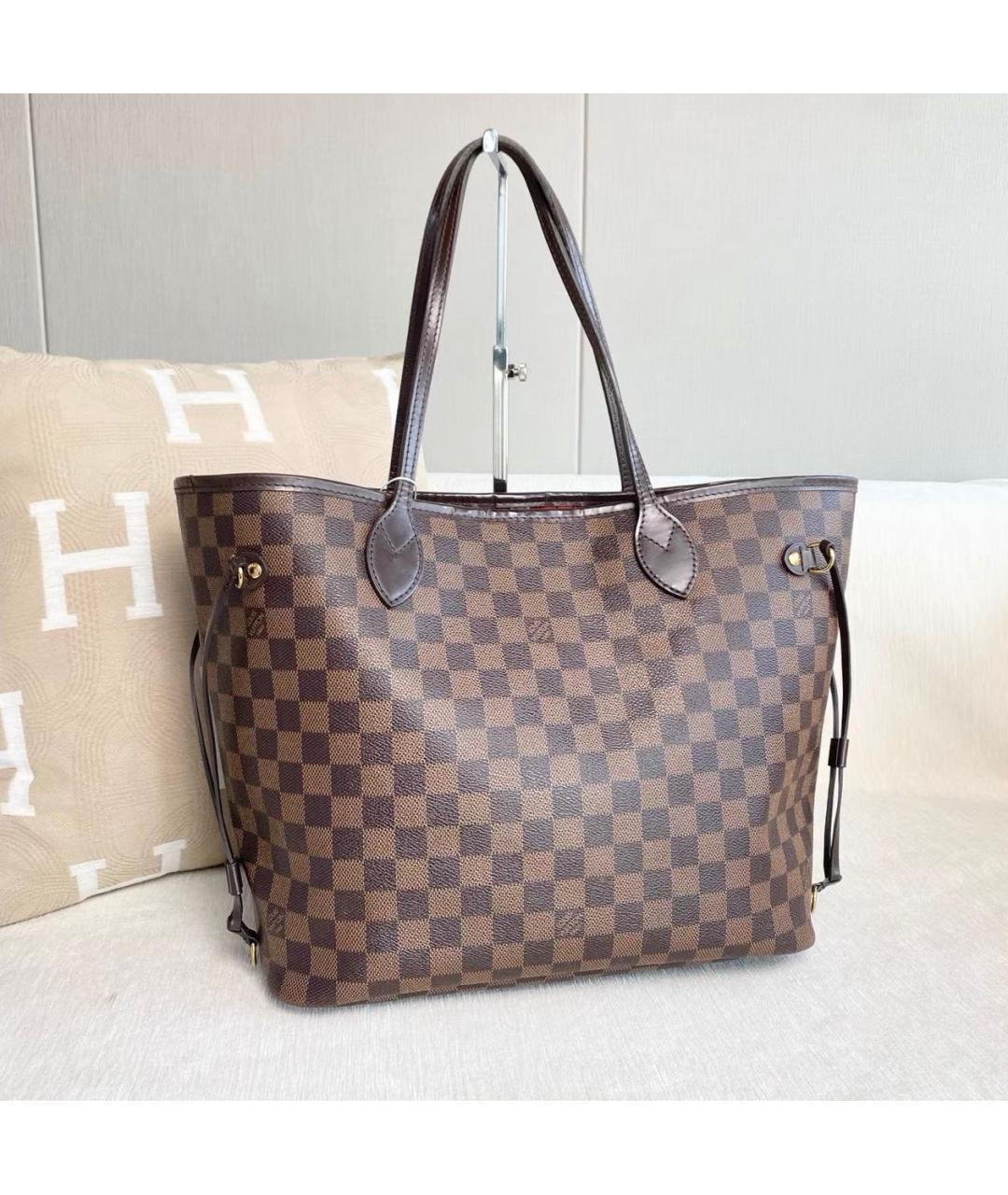 LOUIS VUITTON Коричневая сумка тоут, фото 5