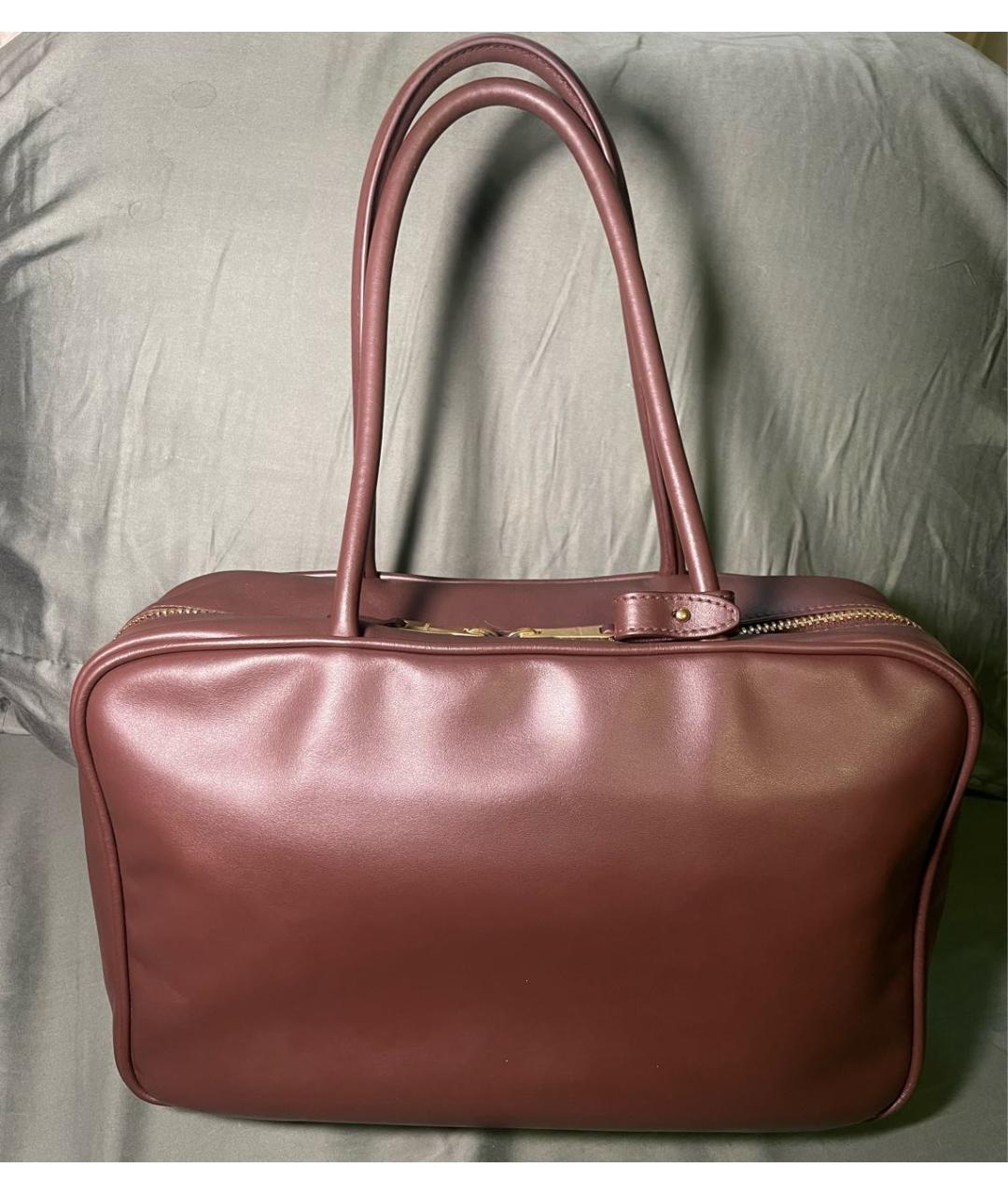 MIU MIU Коричневая кожаная сумка тоут, фото 3