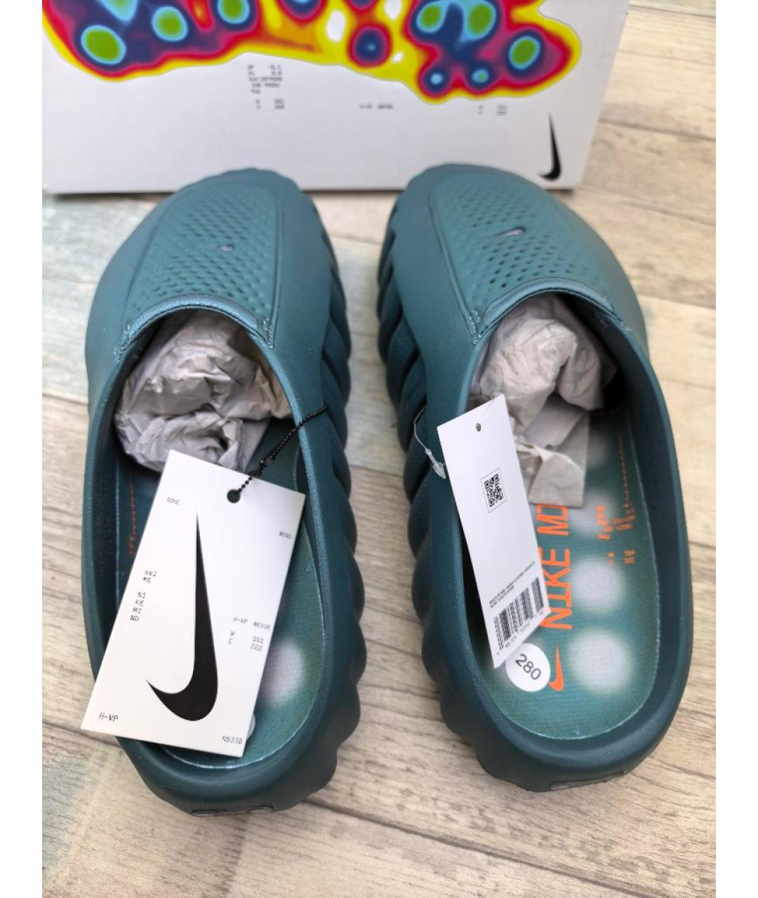 NIKE Зеленые слипоны, фото 3