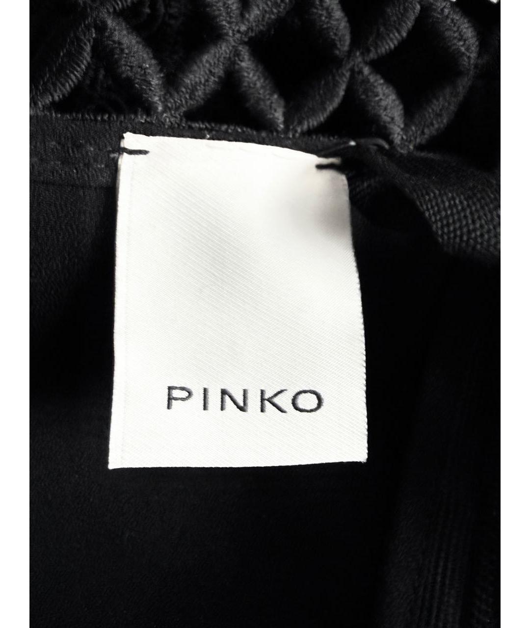 PINKO Черная полиэстеровая блузы, фото 5