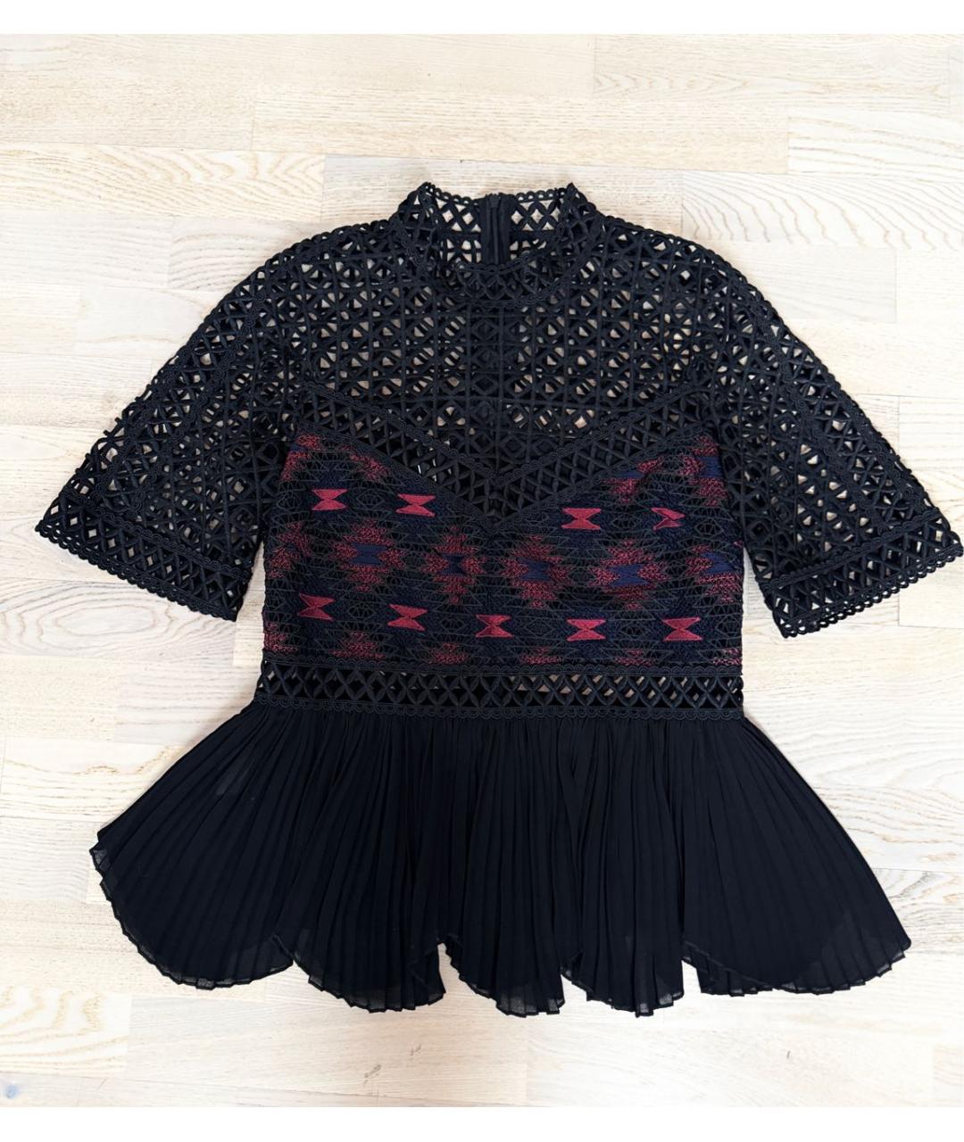 PINKO Черная полиэстеровая блузы, фото 2