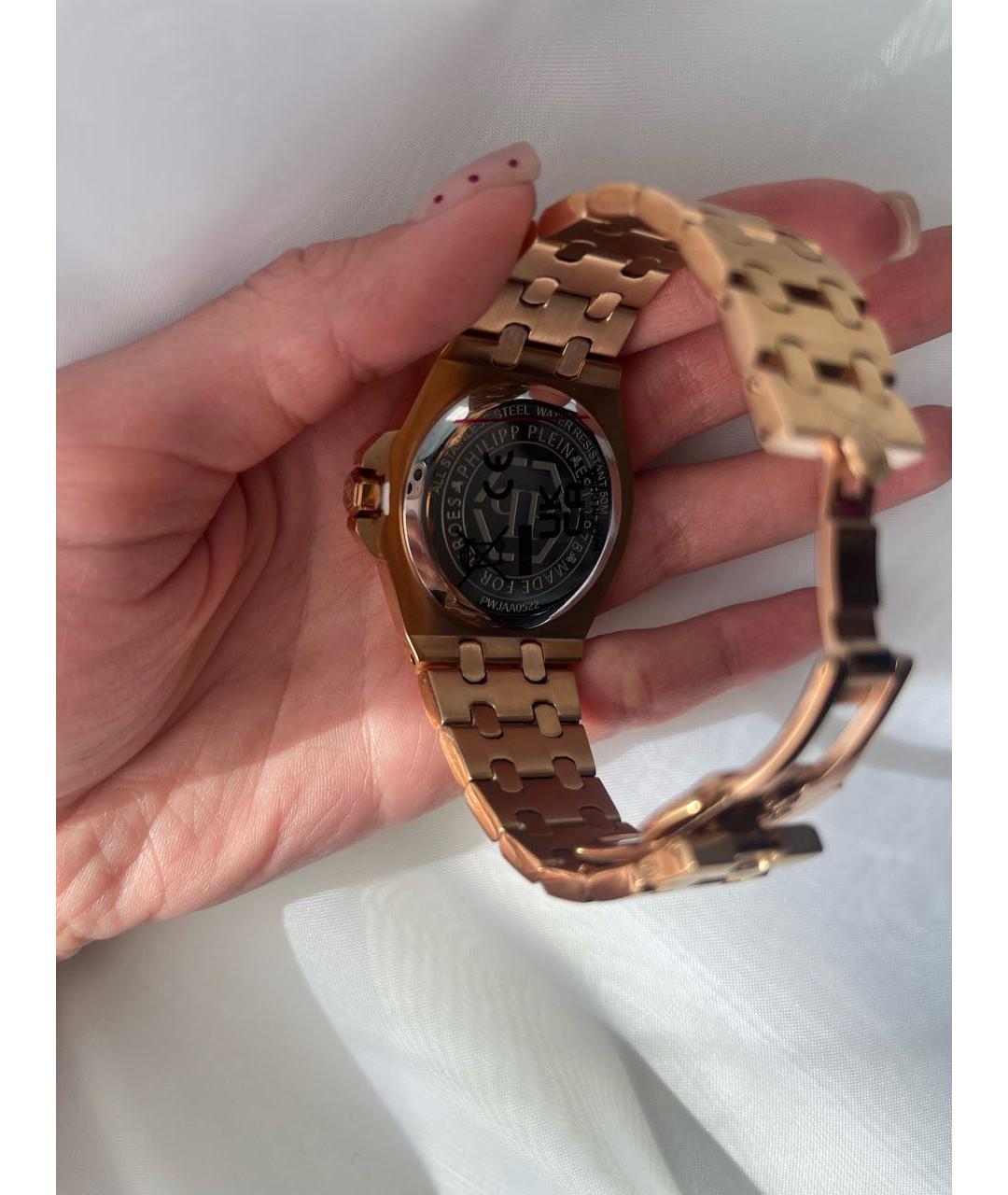 PHILIPP PLEIN Розовые часы из розового золота, фото 3