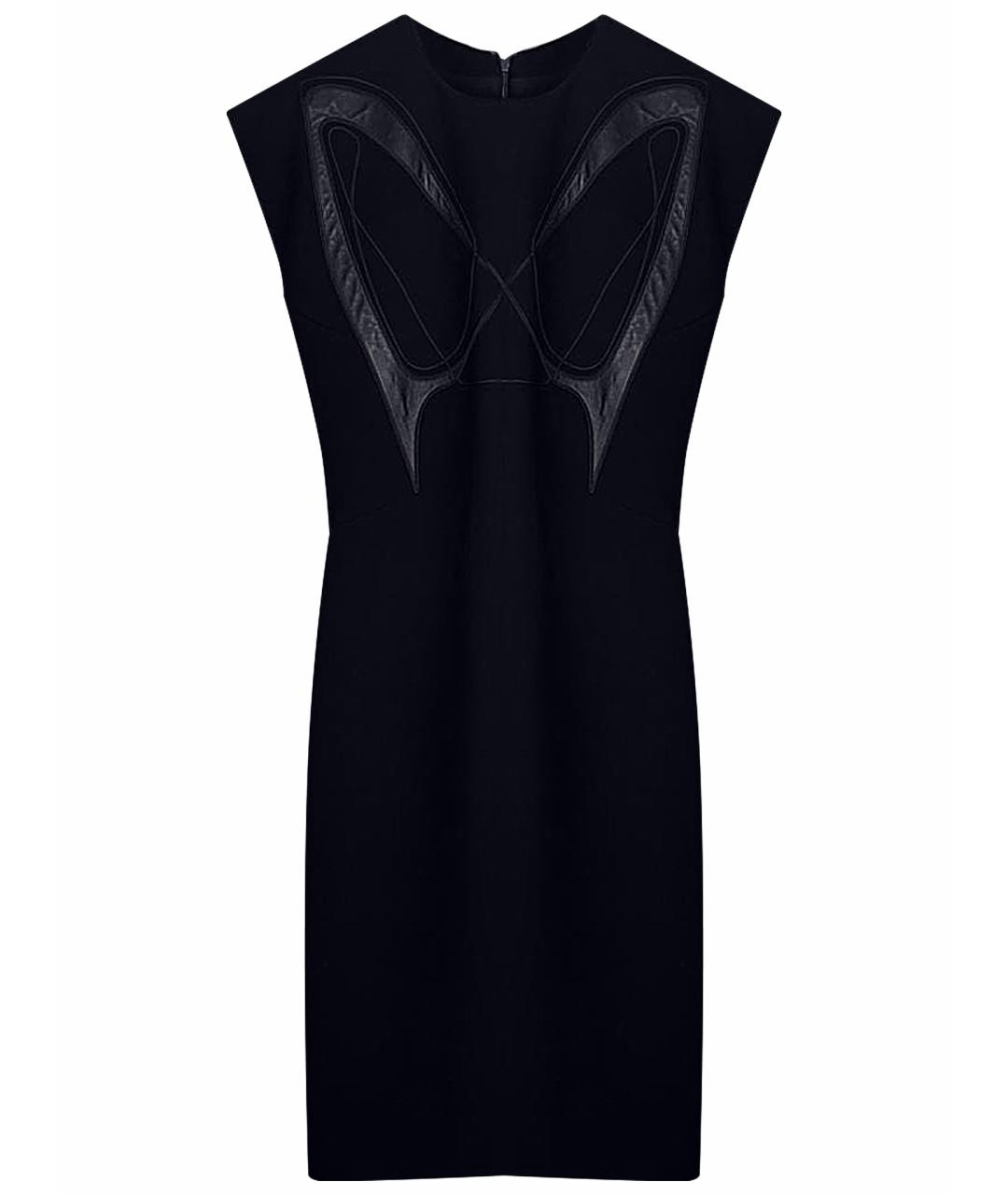 BOTTEGA VENETA Черное полиэстеровое коктейльное платье, фото 1