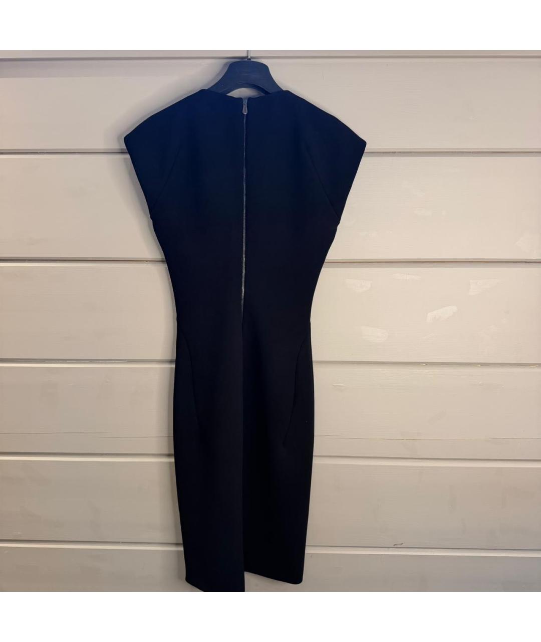 BOTTEGA VENETA Черное полиэстеровое коктейльное платье, фото 2