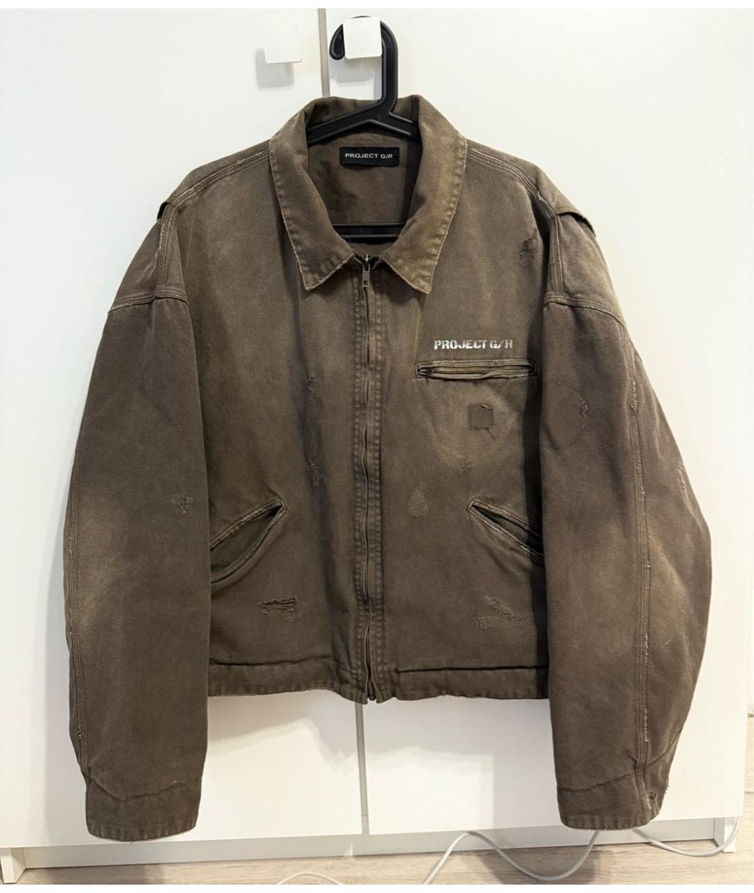 GRAILZ PROJECT G/R Хаки хлопковая куртка, фото 2
