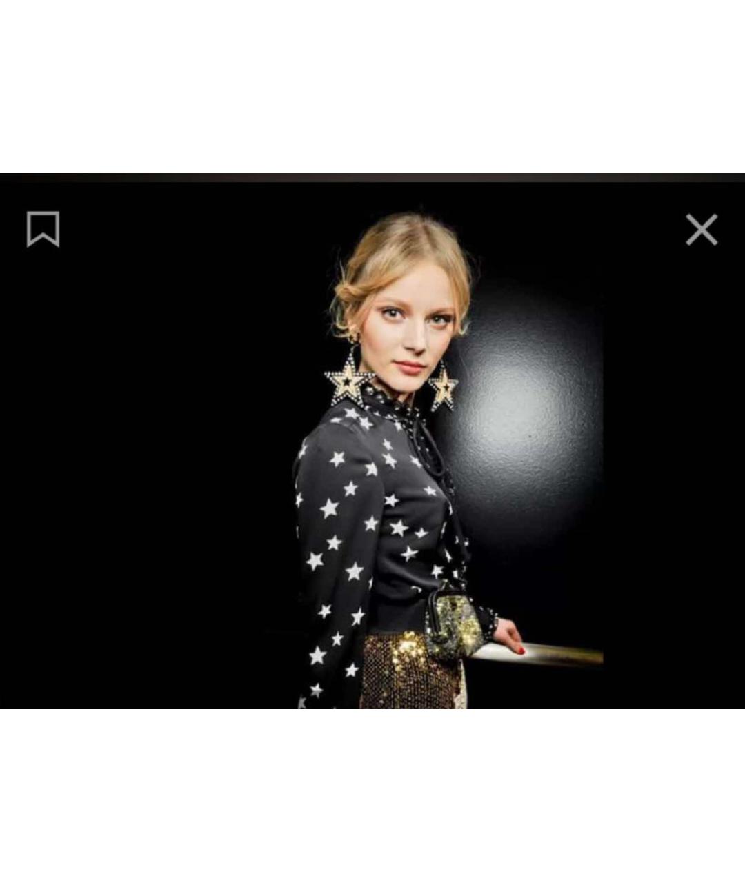 DOLCE&GABBANA Черные серьги, фото 6