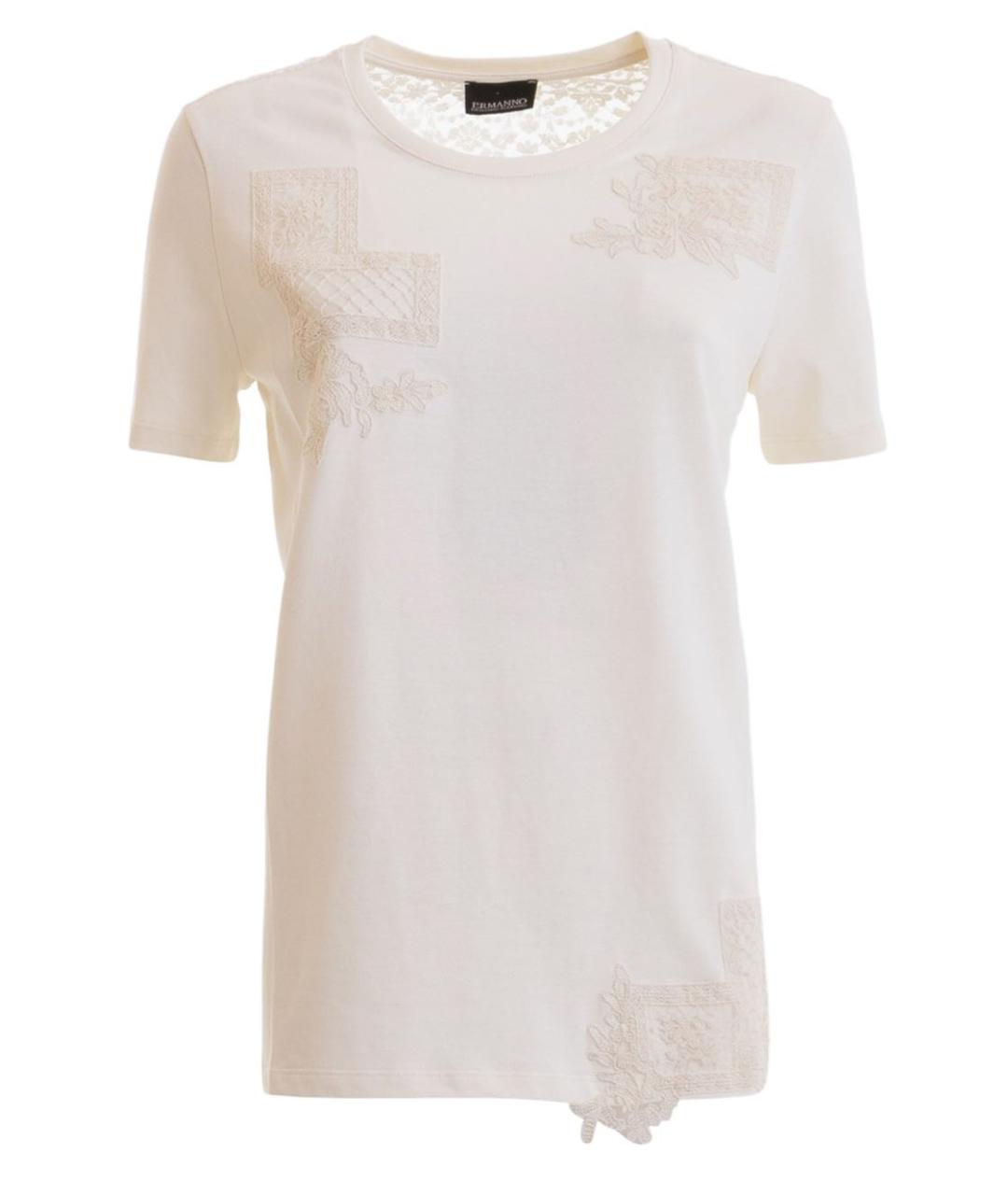 ERMANNO SCERVINO Бежевый хлопковый костюм с юбками, фото 2