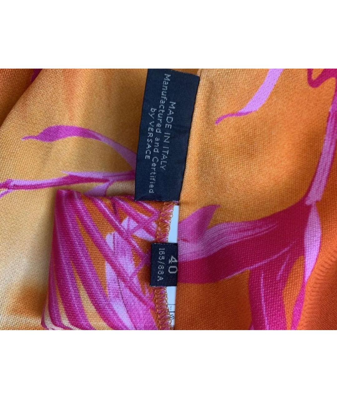 VERSACE Креповое коктейльное платье, фото 3