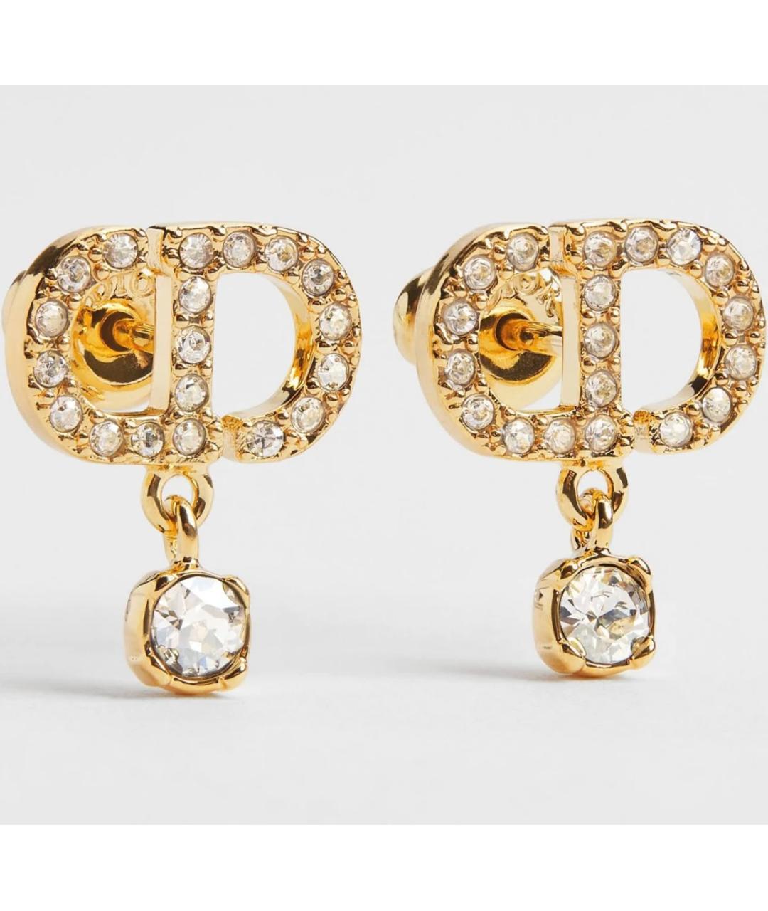 CHRISTIAN DIOR Золотые серьги, фото 2