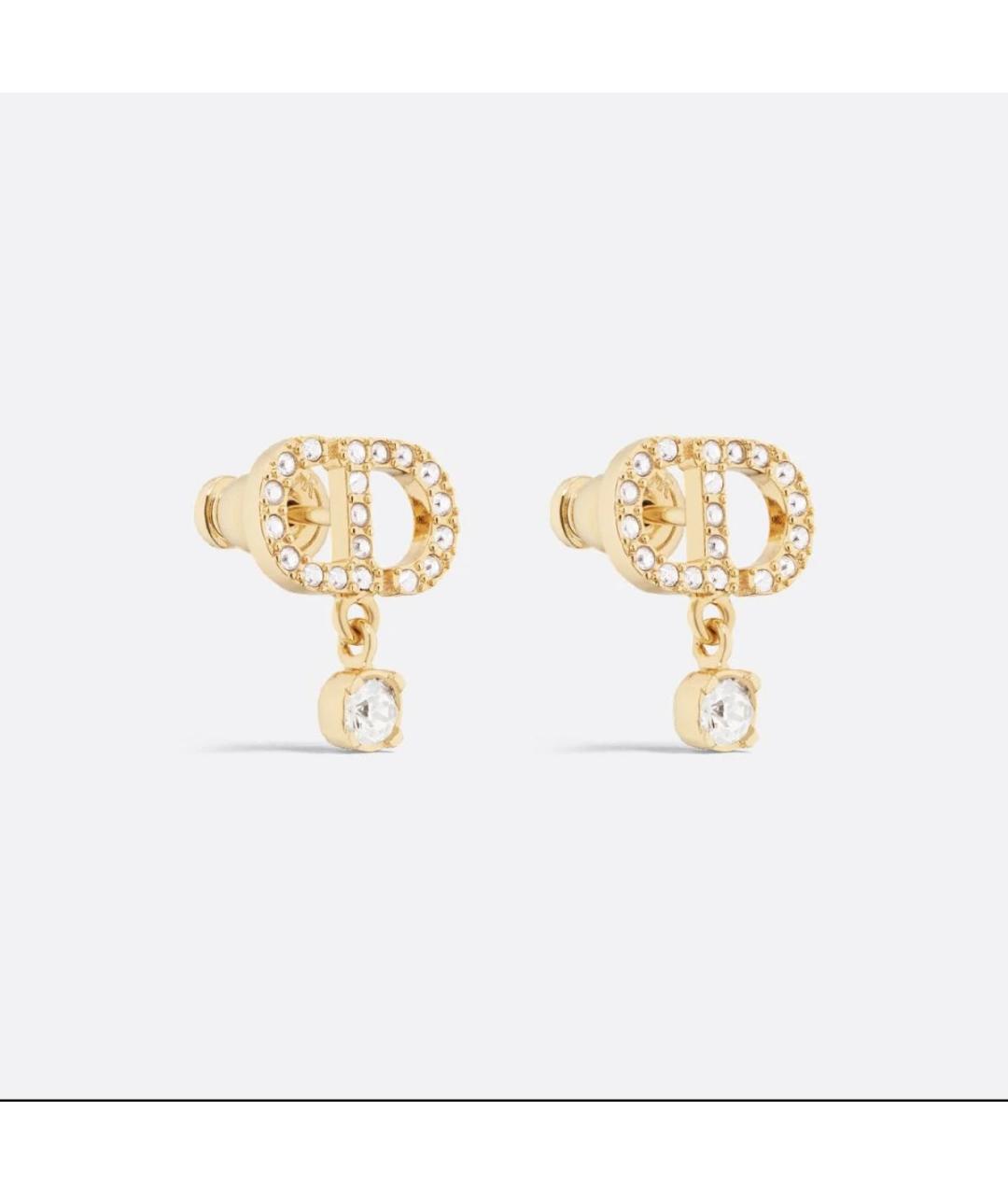 CHRISTIAN DIOR Золотые серьги, фото 4