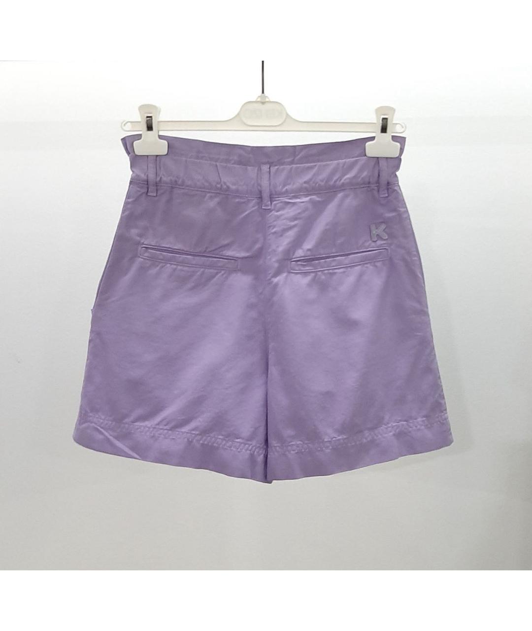 KENZO Фиолетовые хлопковые шорты, фото 2