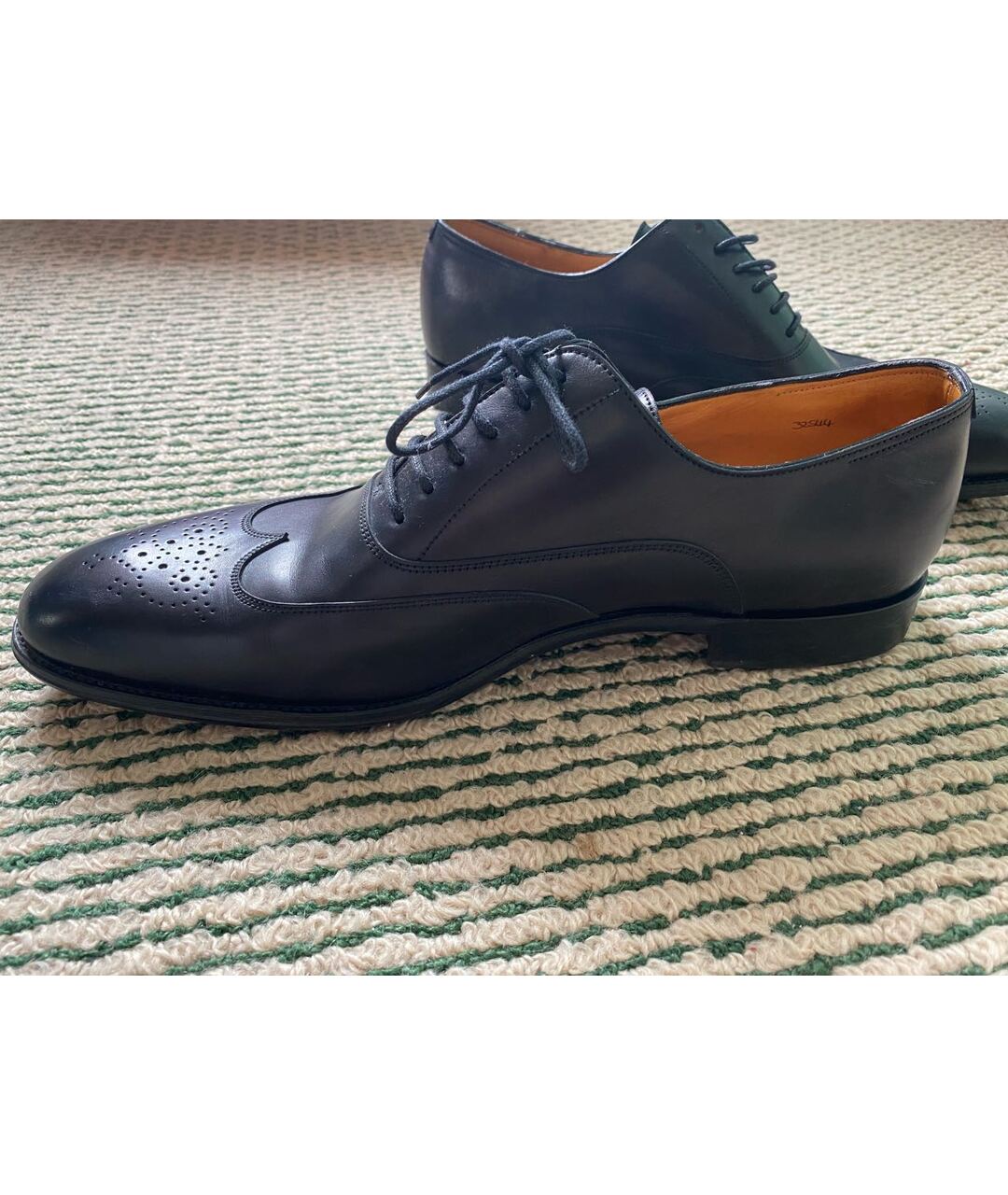 HERMES PRE-OWNED Черные кожаные туфли, фото 3