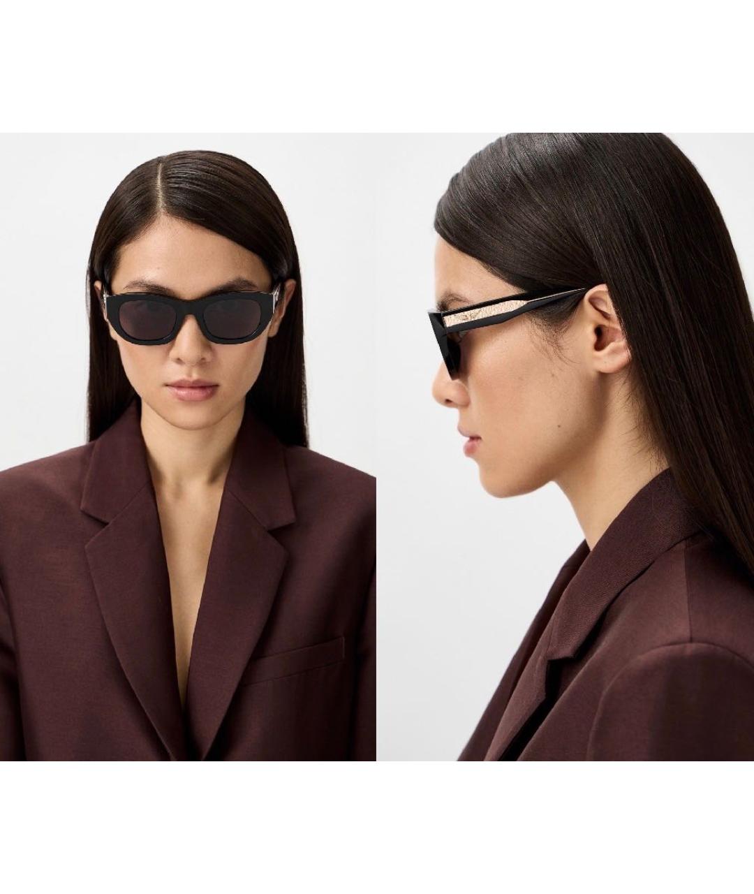 ZADIG & VOLTAIRE Черные пластиковые солнцезащитные очки, фото 6