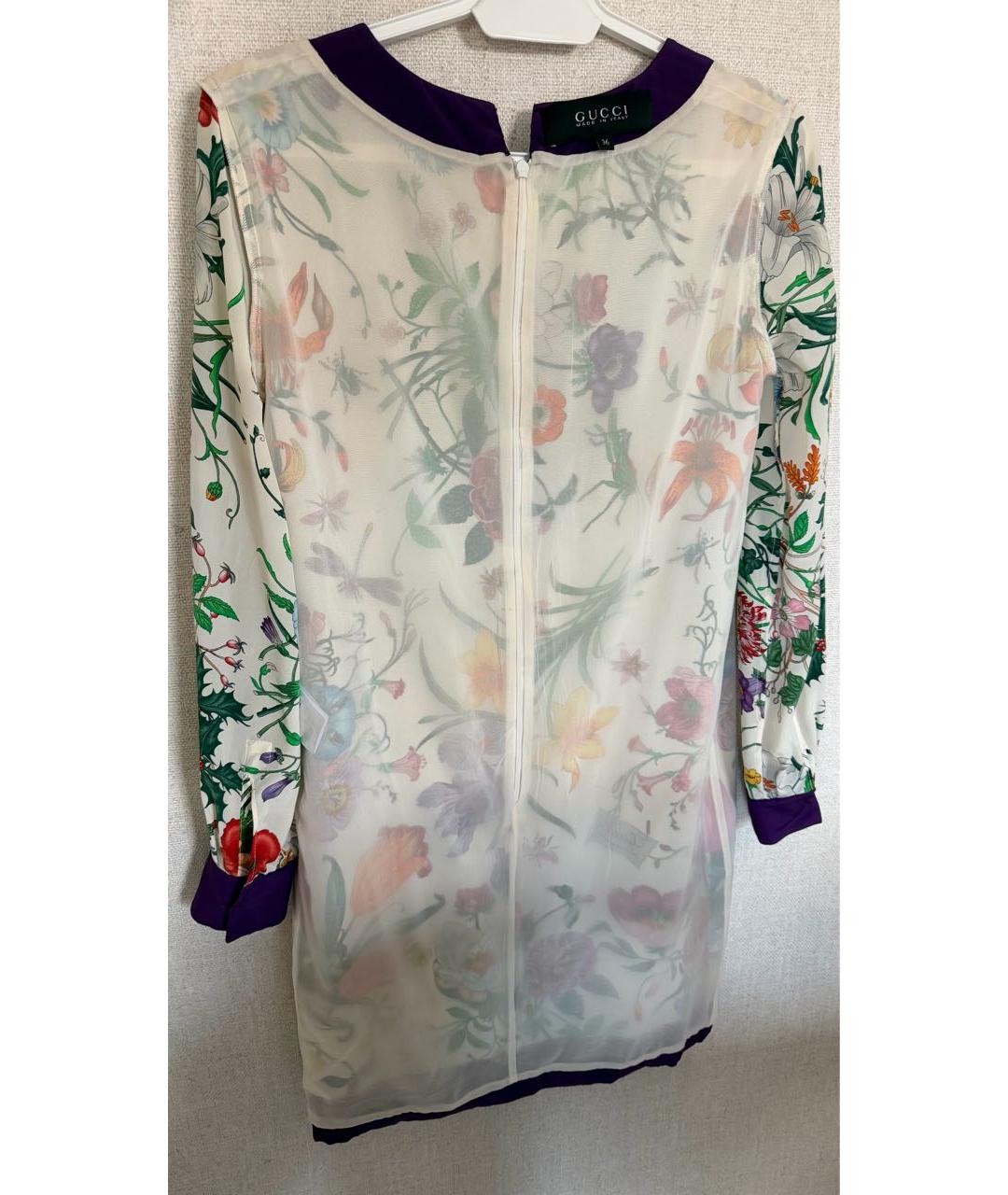 GUCCI Шелковое коктейльное платье, фото 3