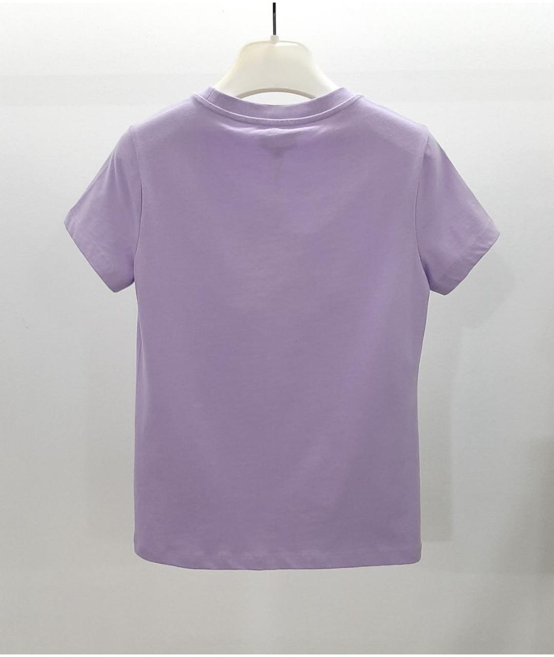 KENZO Фиолетовая хлопковая футболка, фото 2