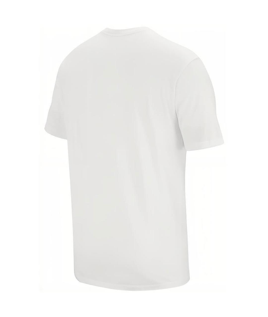 NIKE Белая хлопковая футболка, фото 3