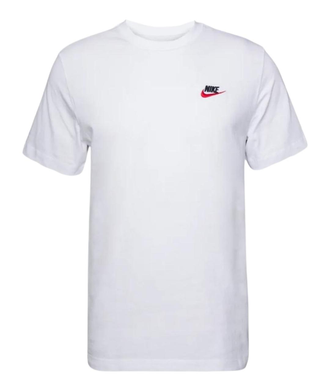 NIKE Белая хлопковая футболка, фото 1