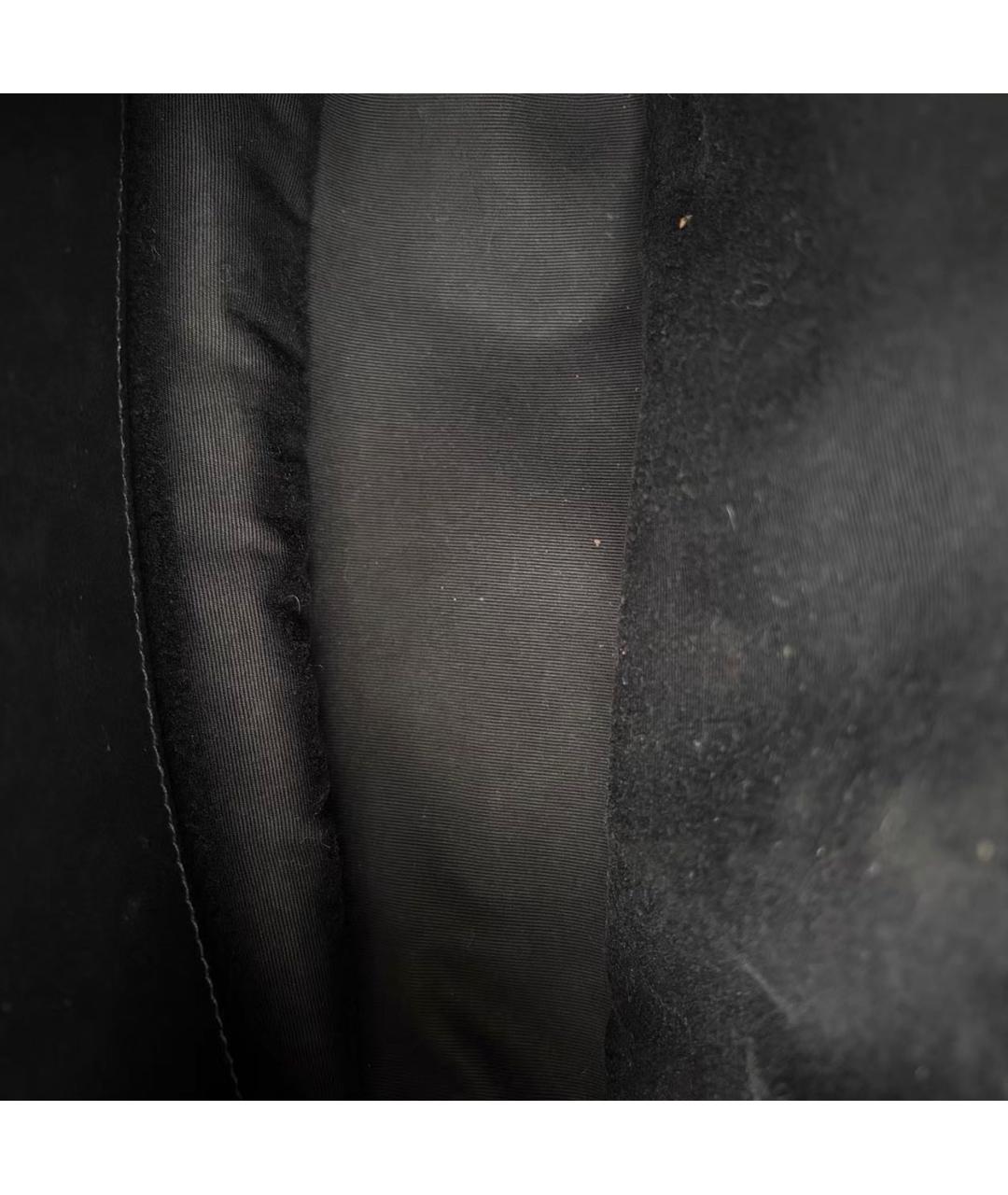 SAINT LAURENT Черная кожаная сумка через плечо, фото 7