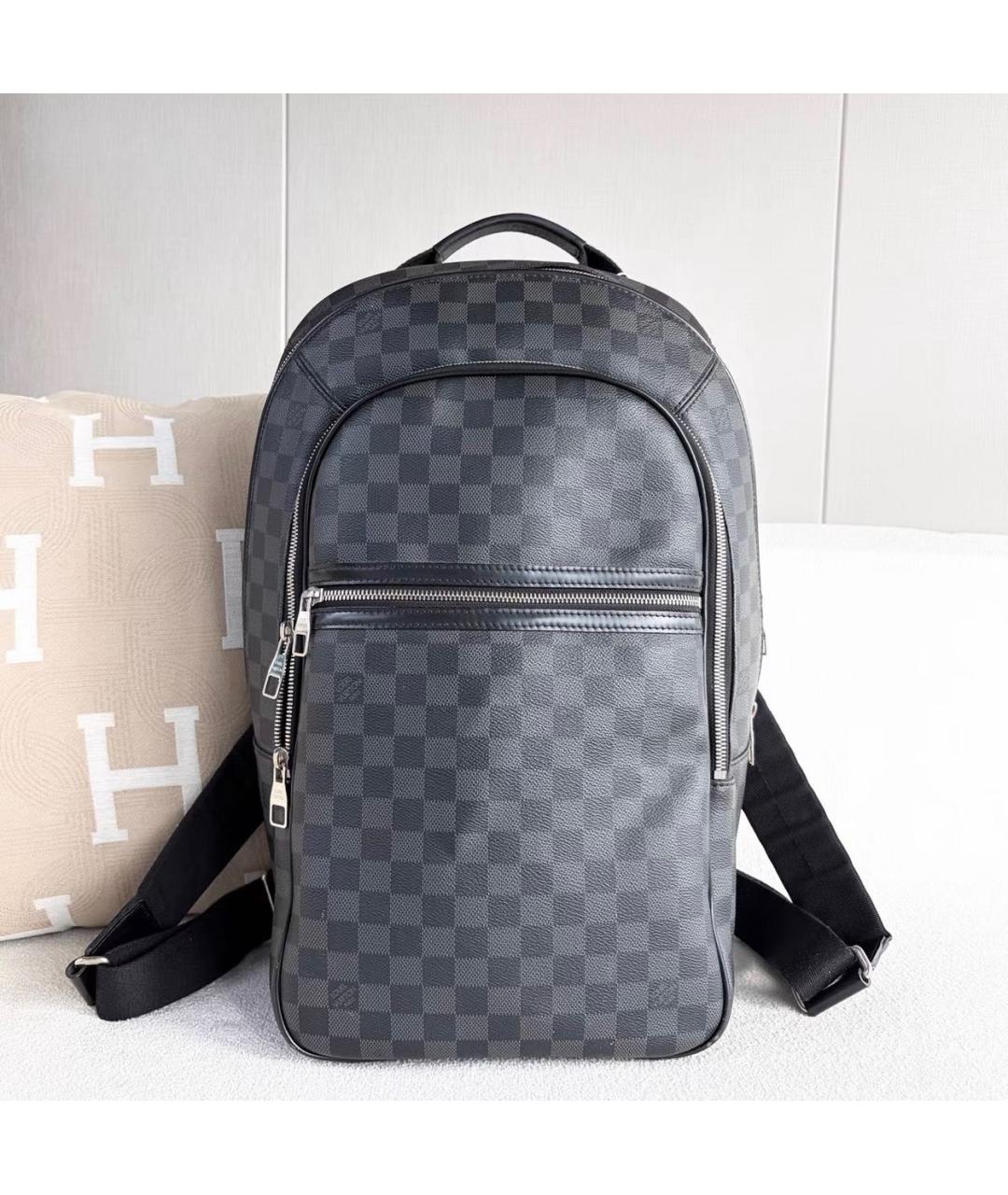 LOUIS VUITTON Черный рюкзак, фото 8