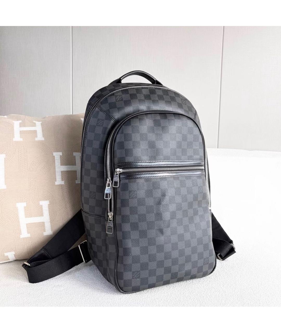 LOUIS VUITTON Черный рюкзак, фото 6