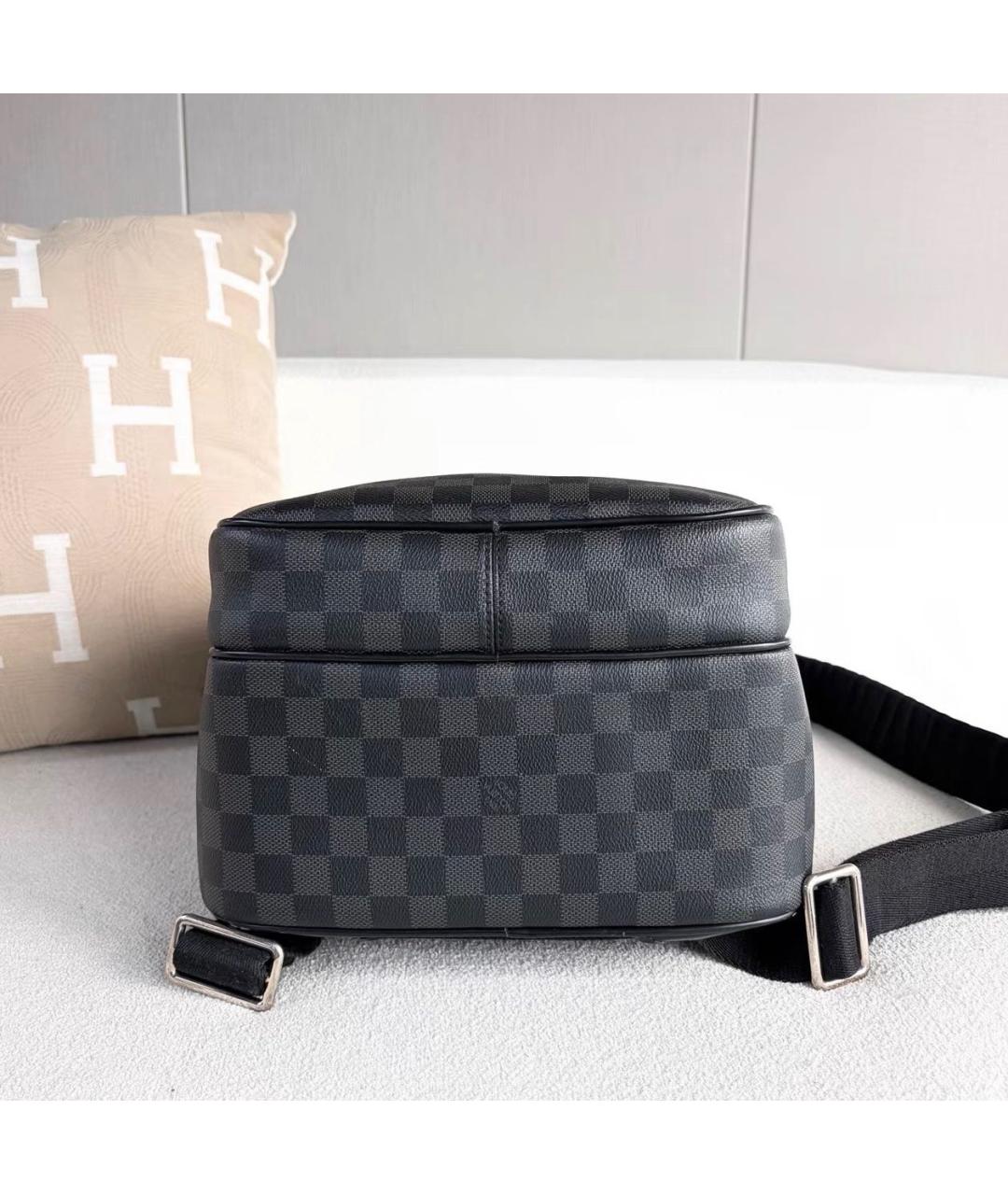 LOUIS VUITTON Черный рюкзак, фото 5