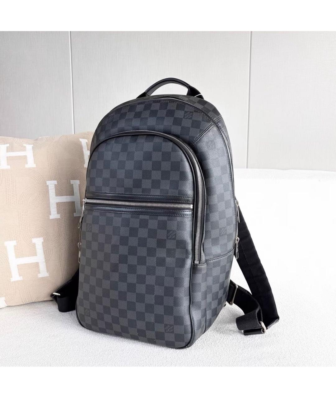 LOUIS VUITTON Черный рюкзак, фото 4