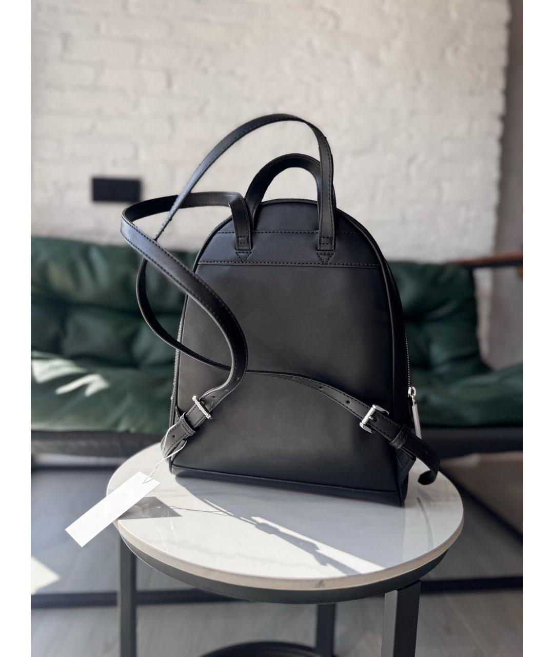 MICHAEL KORS Черный кожаный рюкзак, фото 3