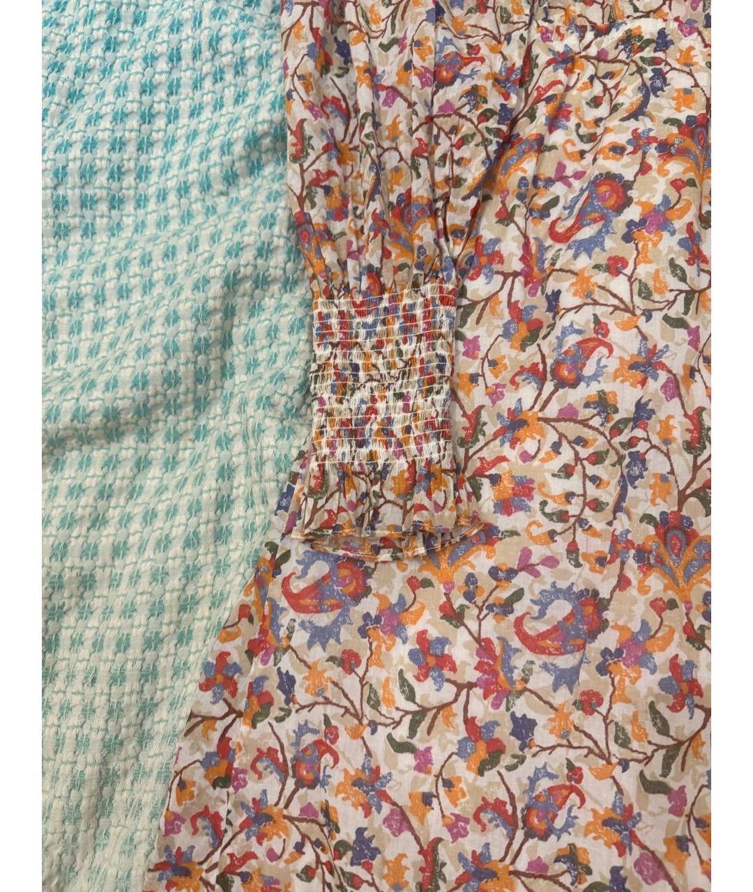 ISABEL MARANT ETOILE Мульти хлопковое повседневное платье, фото 6