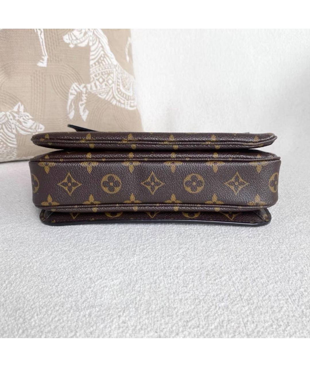 LOUIS VUITTON Коричневая сумка через плечо, фото 4